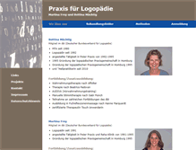 Tablet Screenshot of logopaedie-homburg.de